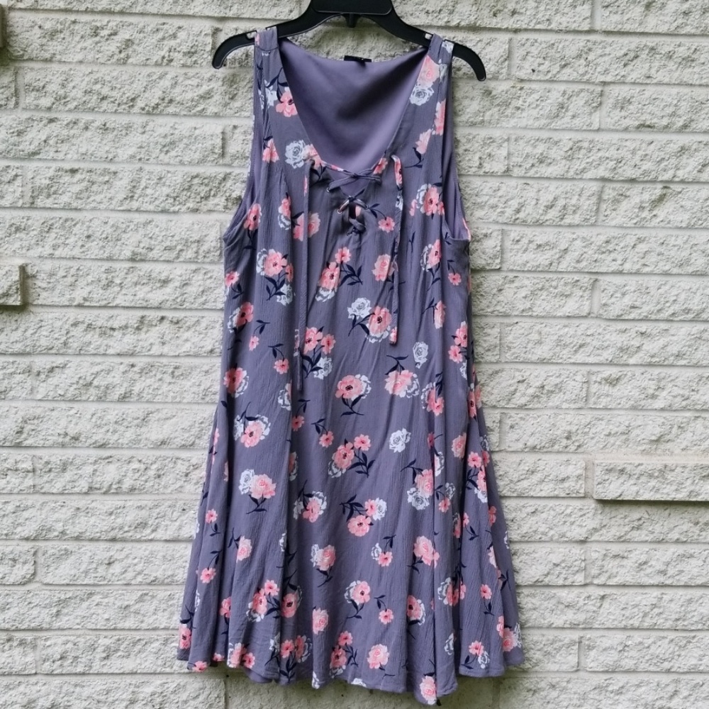 Torrid Trapeze Peasant Swing Dress L - Picture 2 of 8